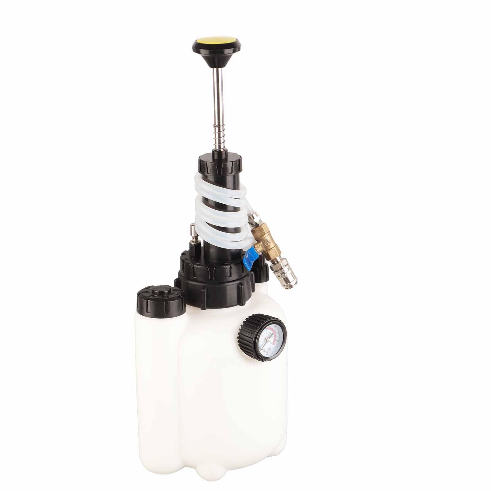 Bomba neumática de 3L para líquido de transmisión con 8 adaptadores - Extractor/dispensador de ATF, refrigerante, aceite y líquido de dirección asistida
