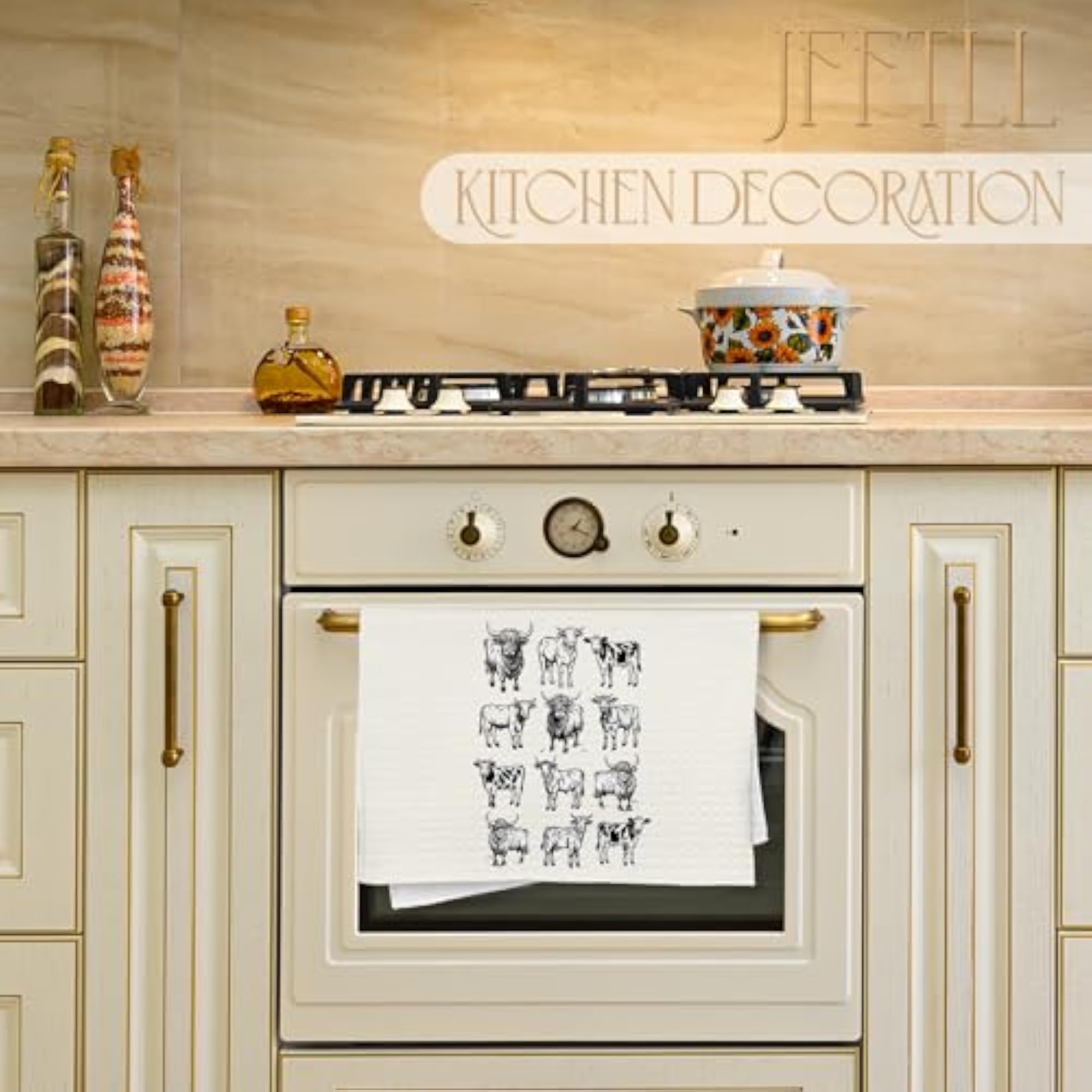 Cow Gifts Kitchen Towels, Decorative Hand Towels