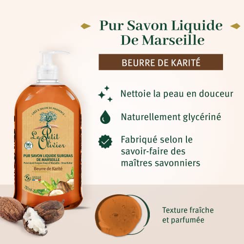 Le petit olivier pur savon liquide surgras de marseille 750ml - vue 3