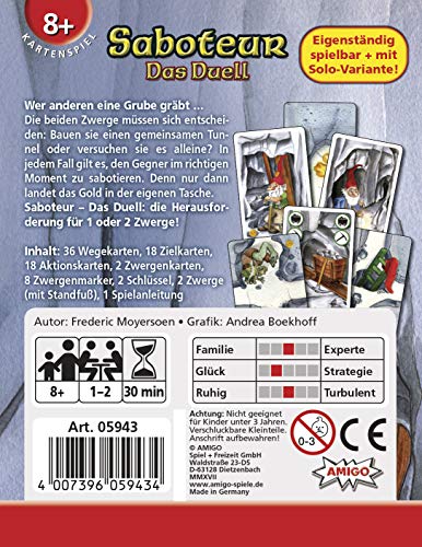 Spielansicht von Saboteur: das Duell_1