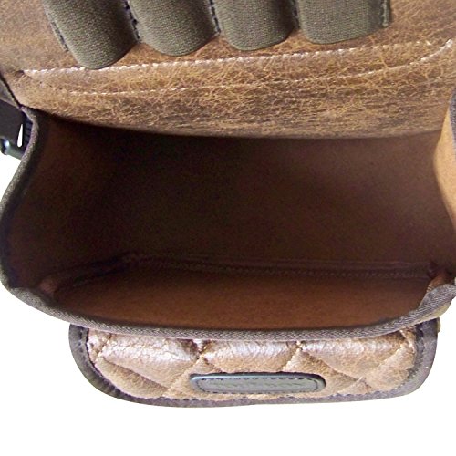 Tourbon Pu Leather Sporting Shotgun Shell Pouch Shooter's Clay Trap Skeet Shooting Bag For Range Field #TOP3