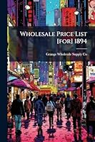Wholesale Price List [for] 1894 1023986035 Book Cover