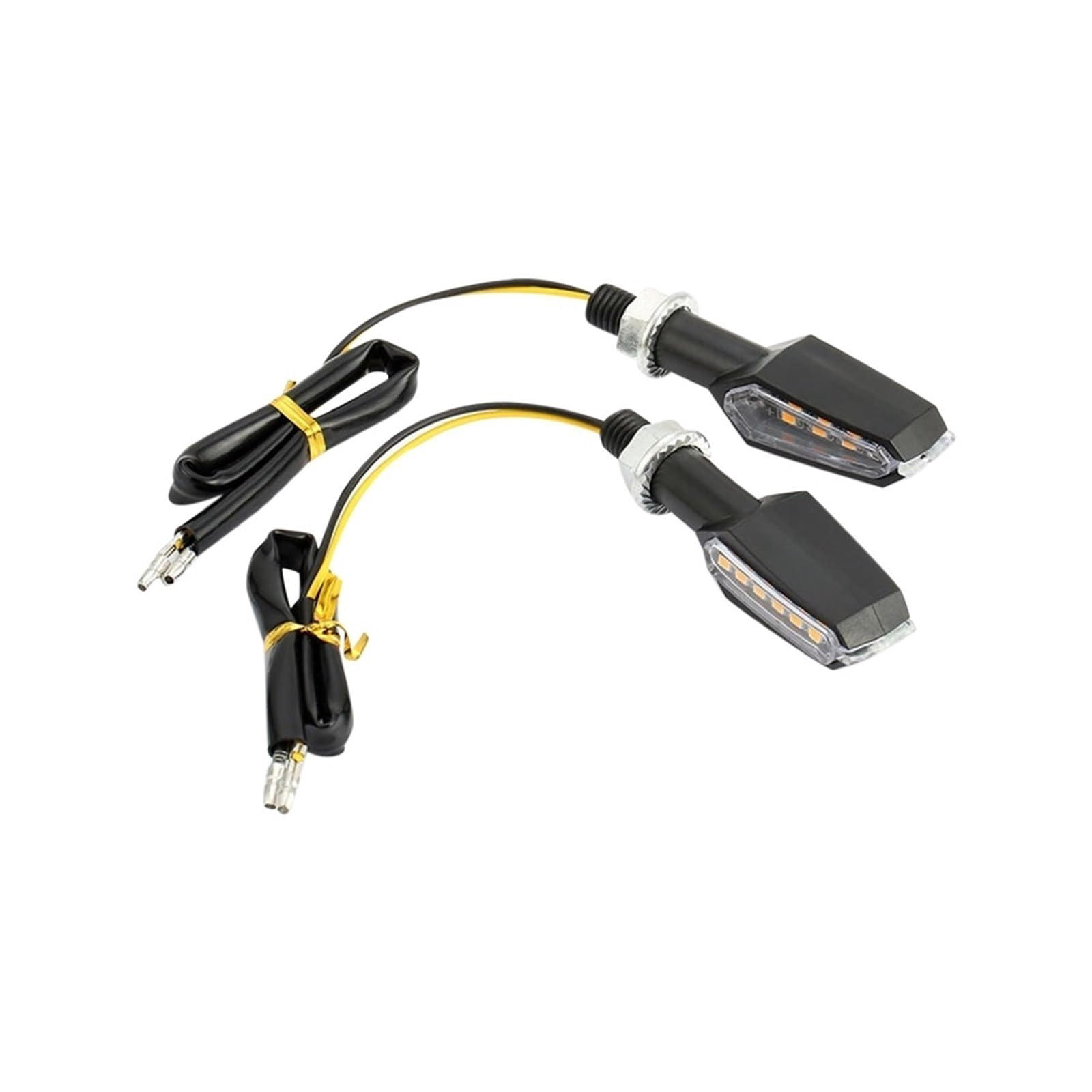 Clignotant moto LED double face pour feux de signalisation arrière 2 pièces