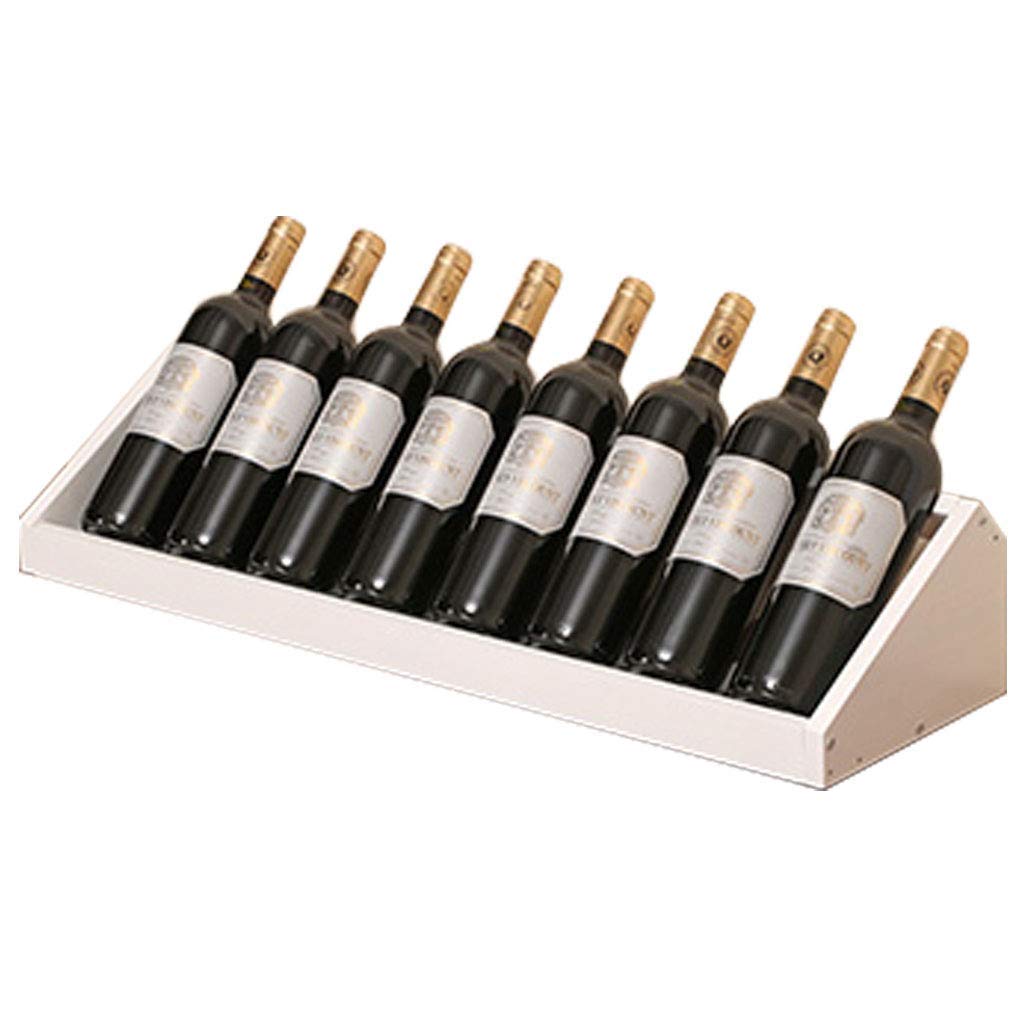 Casier à vin en bois autoportant : étagère de stockage assemblable pour bouteilles