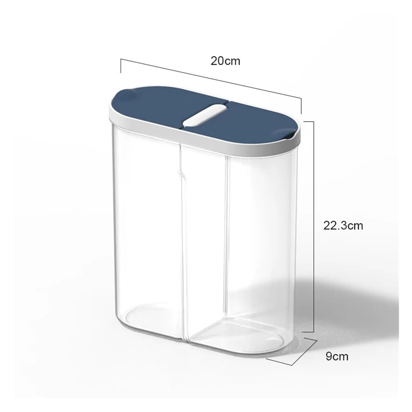 Almacenamiento de cocina Nuevo contenedor de almacenamiento de plástico, dispensador de pasta, arroz, cajas organizadoras de cereales, gabinete, refrigerador, frascos de almacenamiento, accesorios de