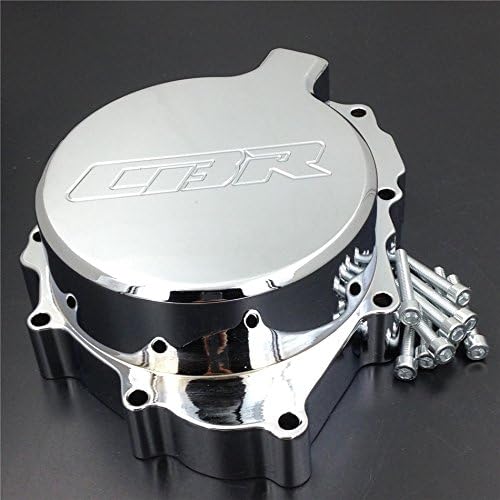 XKMT-Engine Stator Cover Compatible With Cbr600Rr F4/F4I All Year 1999-2006 Chromed Left Motorbike [B00YWCK5W0]