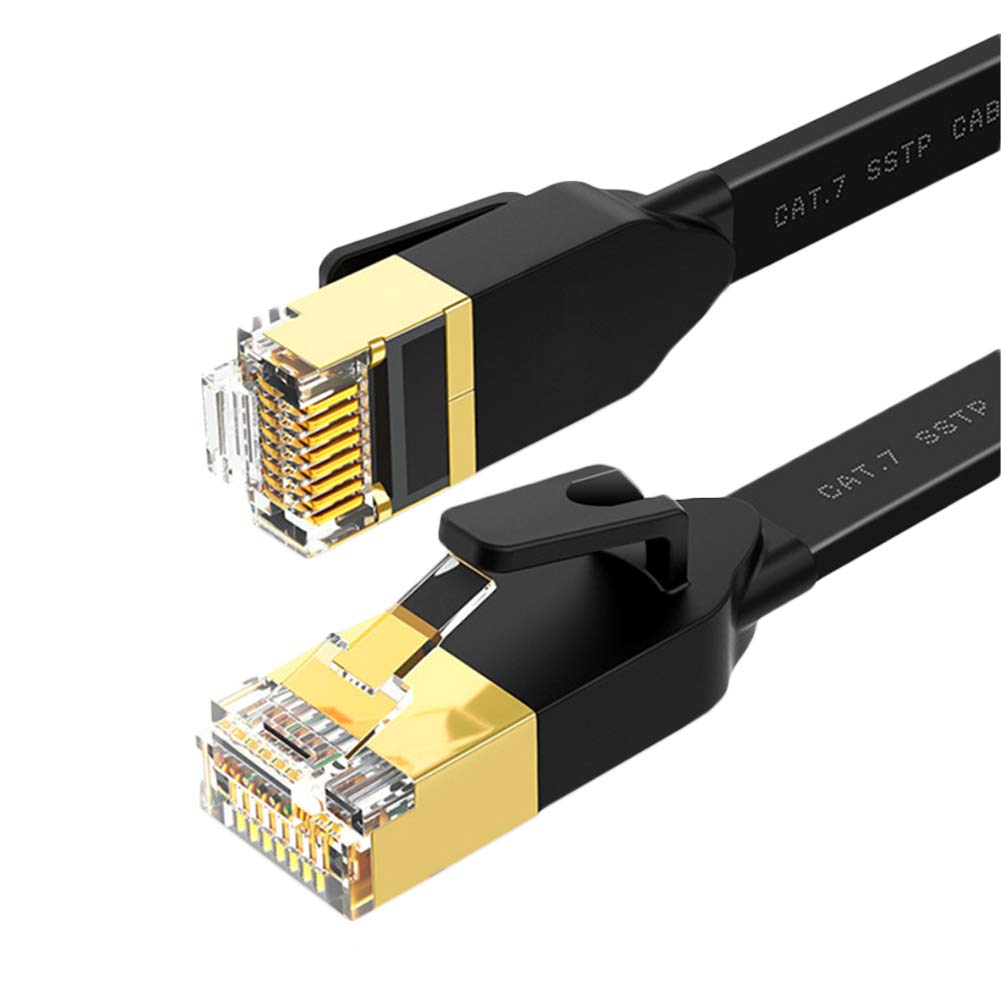 AKT Kabel Ethernet Cat7 płaski kabel LAN STP RJ 45 kabel sieciowy Rj45 kabel krosowy do routera laptopa Ethernet kabel 25 m