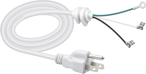 9701025 Power Cord for KitchenAid Stand Mixer Replacement White 5.9ft | Compatible with AP4926890 PS3489603 W10325327 W10164882 Various KitchenAid Models