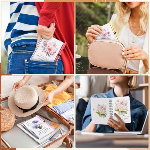 Carnet de notes à spirale avec stylos pour affirmation positive et journal chrétien - 6