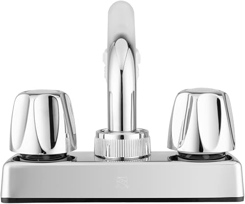 Miniatura 6 de Pacific Bay - Lynden Utility - Grifo para fregadero de lavandería con boquilla giratoria de acero inoxidable - Adaptador de manguera de jardín con