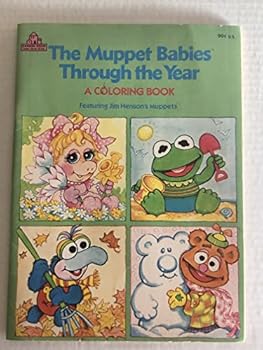 Paperback The Muppet Babies Through the Year/Coloring Book