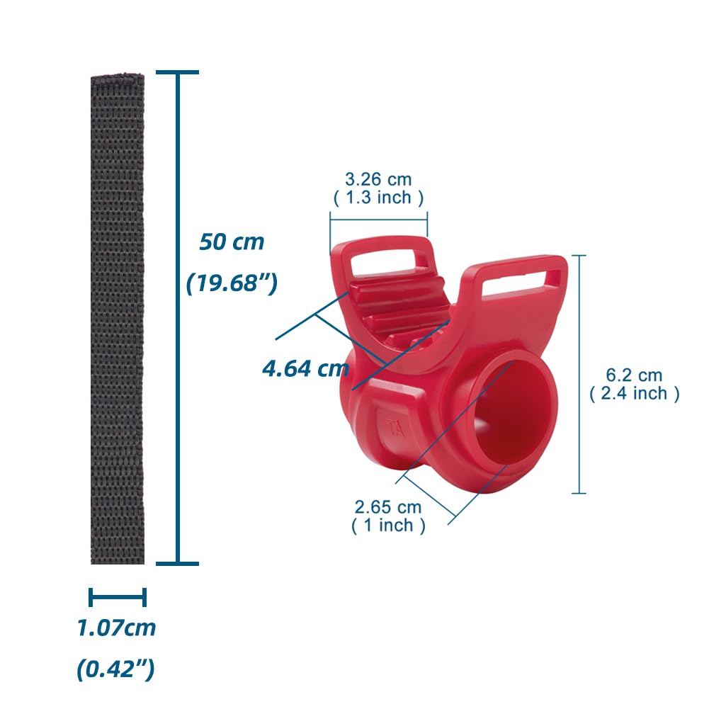 Blueshyhall 6 pezzi di ricambio per portabici auto, gancio di traino universale per portabici, accessori per portellone portabiciclette, compatibile con Auto, Minivan, SUV, berlina, berlina