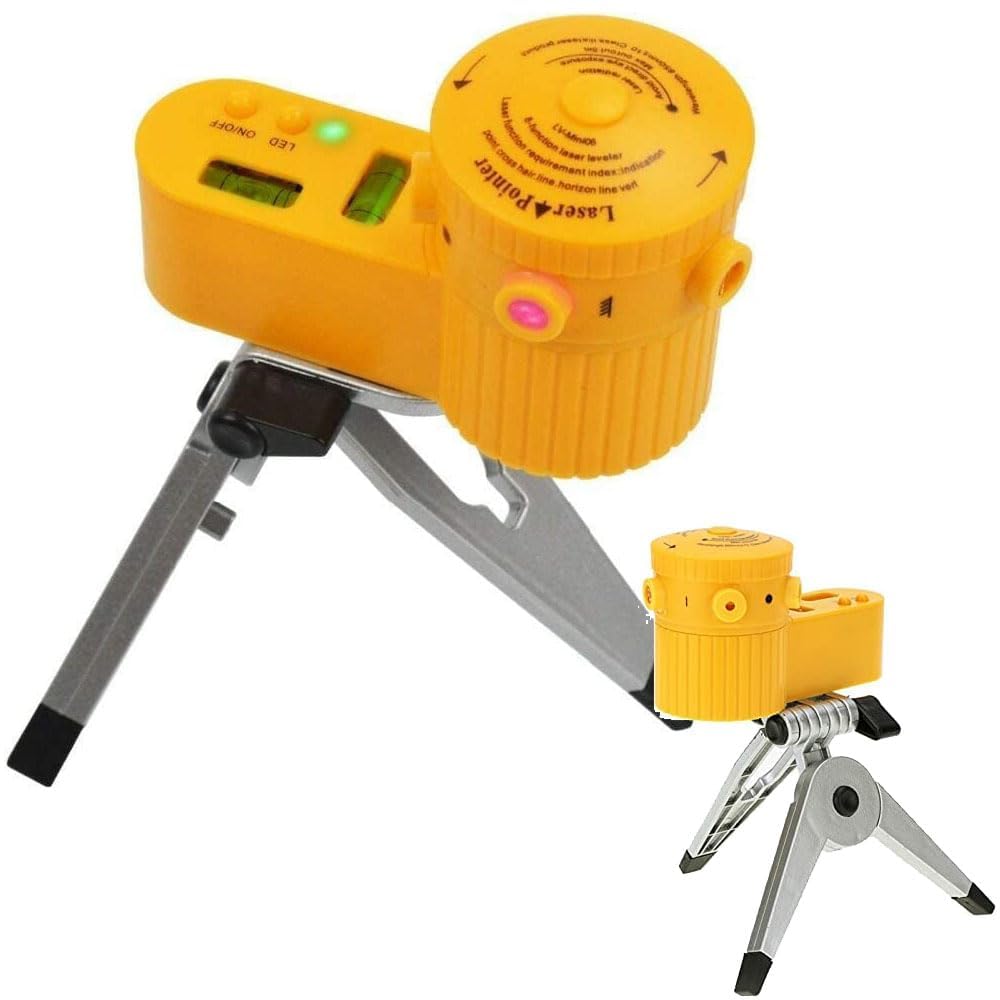 Multifunction Laser Level Leveler Vertical Horizontal Line Tool with Tripod Wave Length-630-680nm Optical Power< 5mw Accuracy + 0.5mm/m Voltage-4.5v(3X1.5v) Laser Class-Class 2-picture-10