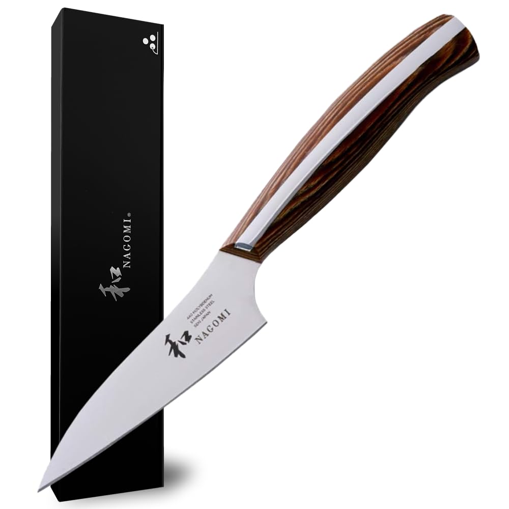 [NAGOMI] 8.5 inch Premium Slicing Knife, Stainless Steel HRC58 Carving Knife for Slicing Roasts, Meats, Sashimi, Fruits and Vegetables | Black Stylish Gift Box — Amazon image 12