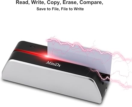 MSR X6 Bluetooth Magnetic Swipe Card Reader Writer Encoder 3-Track MSRX6BT for Mobile/Tablets/PC