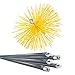 BROSSERIE CARDOT 8736 - Lot de ramoneur - Cannes 7 m + 1 Hérisson - En PVC 250 mm