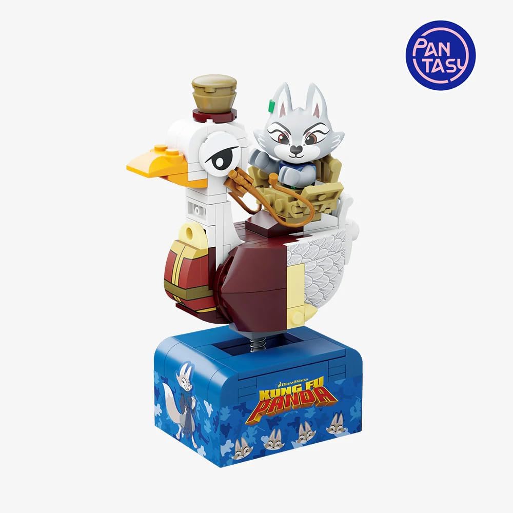 Kung Fu Panda: Zhen on SkateKart 136-Piece Buildable Figure