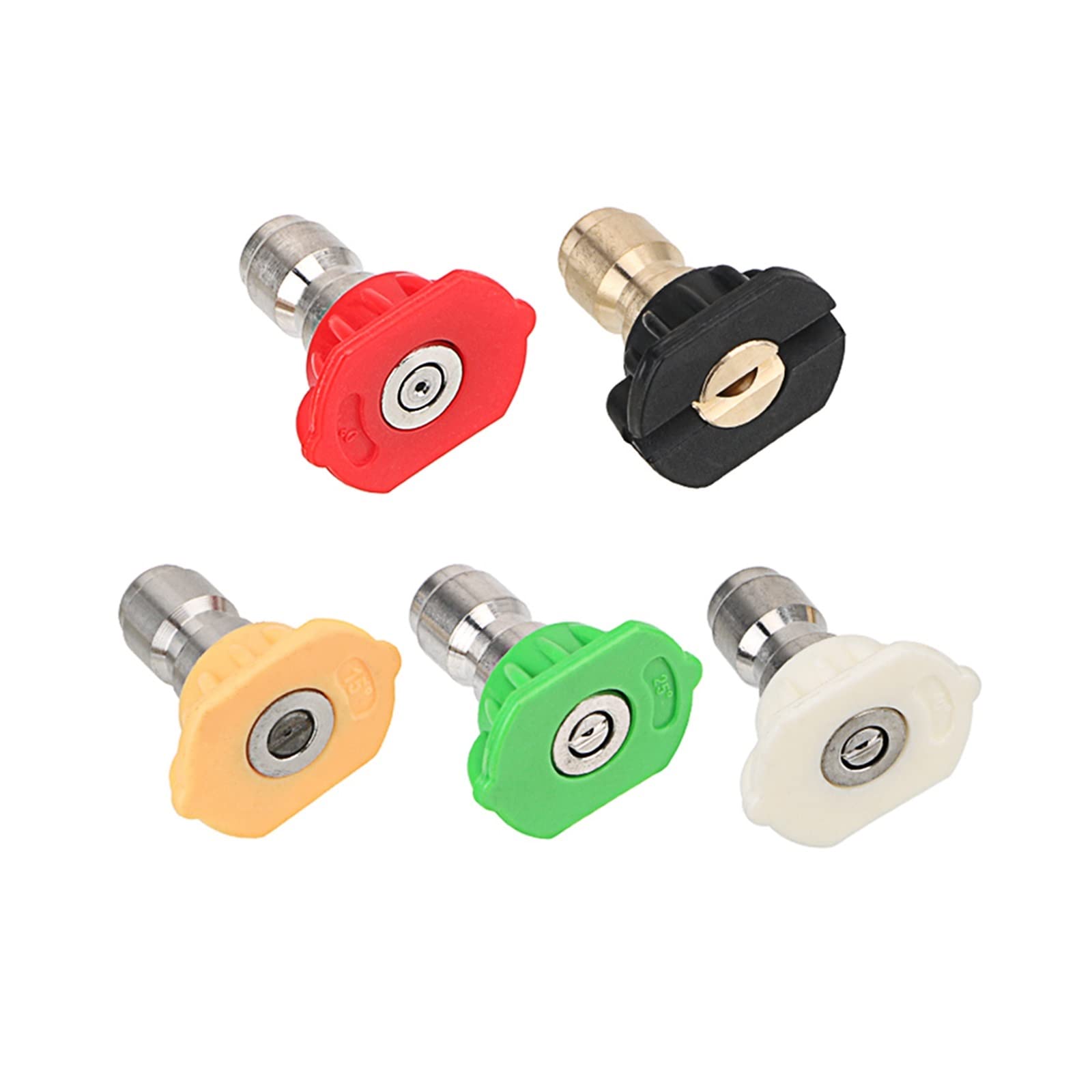 Pistola pulverizadora, For 4000PSI De Alta Presión For Limpieza Automóviles con 5 Juegos Boquillas Color Pistola Agua Conexión Rápida(Gun+Nozzle+Adapter)
