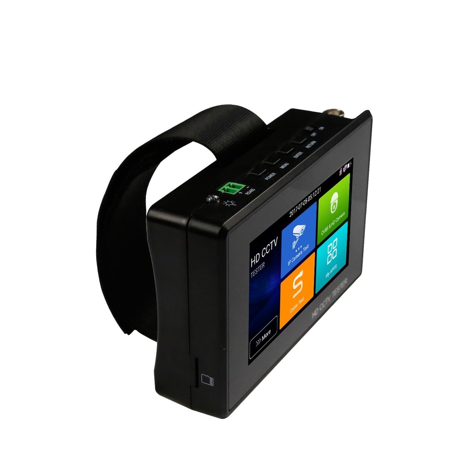 Tester per telecamere IP, Monitor Tester CCTV Wirst IPC-1800ADH Plus Coassiale HD 4.0 Da 4" Con Test Telecamera 4K H.265 IP CVI TVI AHD CVBS ALL IN ONE Corpo piccolo, portatile e più facile da traspor