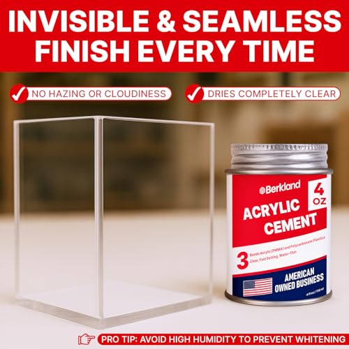 Image of Berkland Acrylic Bonding Cement, 4 oz with Applicator Bottle