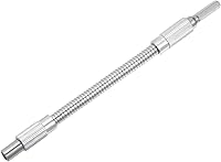 Vista 3 de uxcell 1/4" Brocas suaves del destornillador del eje de extensión flexible del eje 656.2 ft m de la broca de la extensión del hex