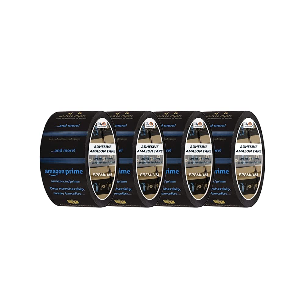 To The Packaging™ Black Amazon Tape Printed Amazon Tape Packaging ...