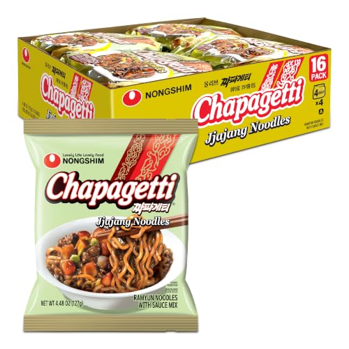 Nongshim Chapagetti Noodle, 4.5 Ounce (Pack of 16)