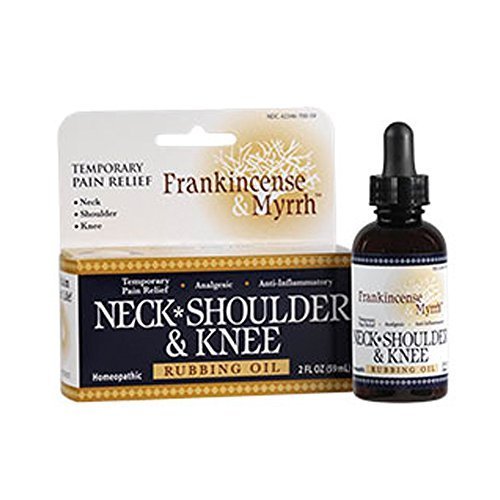 Frankincense and Myrrh Neck, Shoulder, and Knee Oil, 2 Fluid Ounce by Frankincense & Myrrh