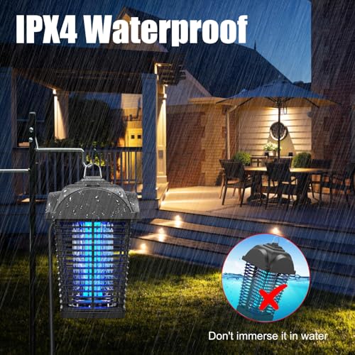 Snanlen BZ903 Bug Zapper Outdoor Electric, 4200V Mosquito Zapper, Insect Fly Zapper Outdoor Indoor, Fly Traps, Abs Plastic thumb #5