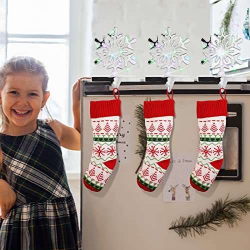 6-Pcs-Christmas-Stocking-Holders-for-Mantel-Silver-Metal-Christmas-Hanger-Xmas-Stocking-Hooks-with-String-Lights-for-Fireplace-Mantle-Table-DecorationsSnowflake-Style 6 Pcs Christmas Stocking Holders for Mantel Silver Metal Christmas Hanger Xmas Stocking Hooks with String Lights for Fireplace Mantle Table DecorationsSnowflake Style