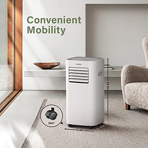 Waykar 3 In 1 Portable Air Conditioner 10,000 Btu With Dehumidifier And Fan Mode For Rooms Up To 300 Sq.ft For Home,Kitchen,Rv,Bedroom #TOP5