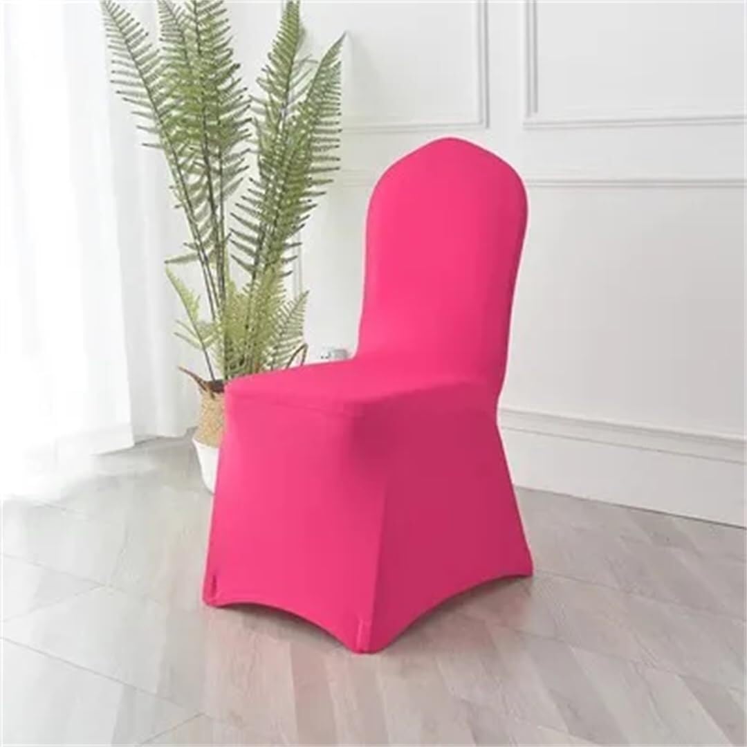 PBTMCD 10 Pack Stretch Chair Covers, Universal Spandex Slipcovers For Wedding Banquet Hotel Dining Party(Pnnrk)