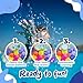 JARAH 8 Pcs Reusable Water Balloons, Swin Cap Kids, Water Balloons Quick Fill 1000, Refillable Water Balloons, Pool Toys For Kids, Water Activities For Kids Backyard