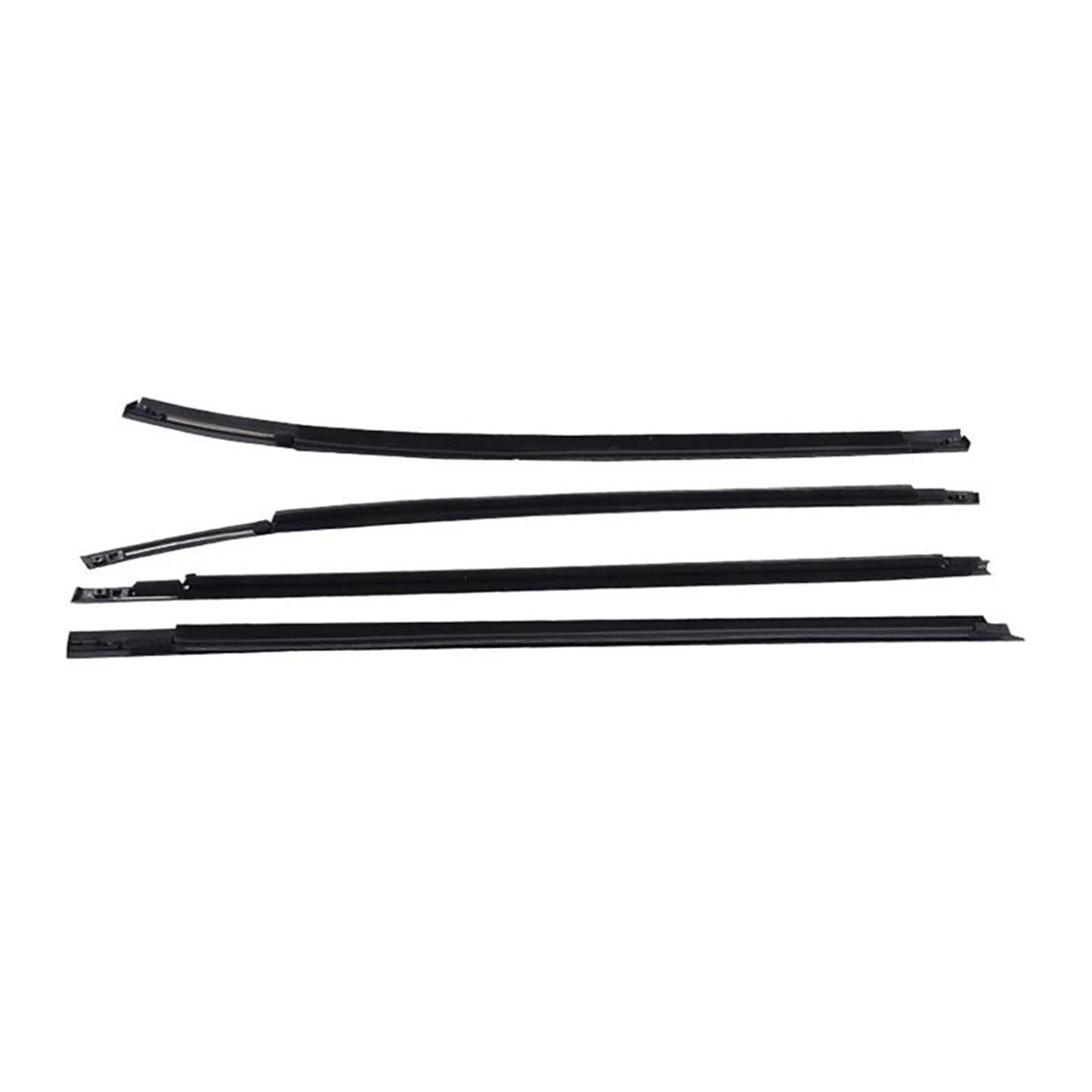 for Hyundai IX35 2010-2015 Car Window Glass Trim Sealing Strip Car Black Rubber Weather Strip 82210-2S000 ATGCBCAUF(Black)