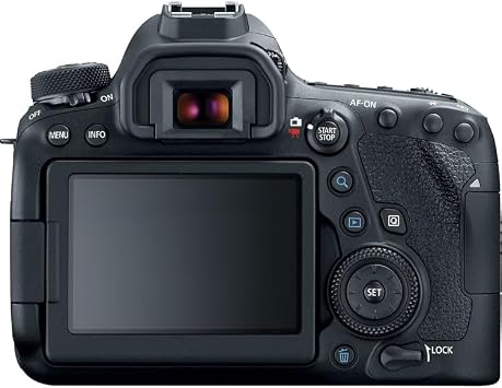 Canon EOS 6D Mark II DSLR Camera Bundle | 26.2MP Full-Frame Sensor, Dual Pixel CMOS AF, Vari-Angle Touchscreen & Full HD Video | Great for Portraits & Travel (1897C002) + 64GB Card + Bag + Battery