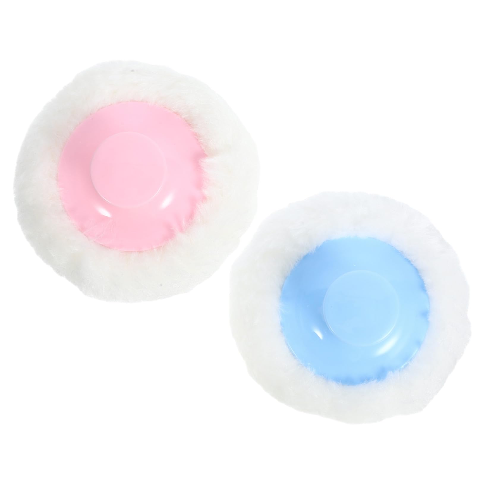 CALLARON Mini Baby Powder Short Handles 4 Pack Talc Baby Powder for Children Adults