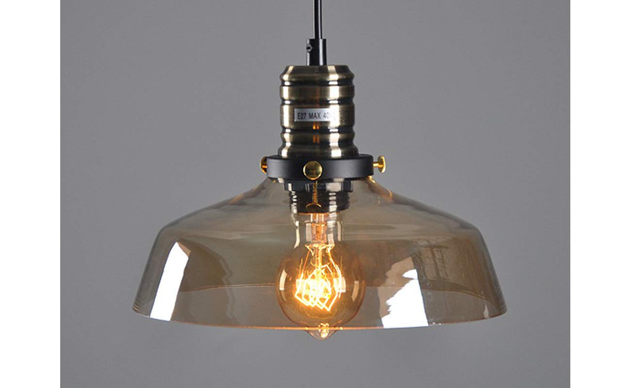 Amazon.co.jp : Venus ガラス ブラウン ランプシェード