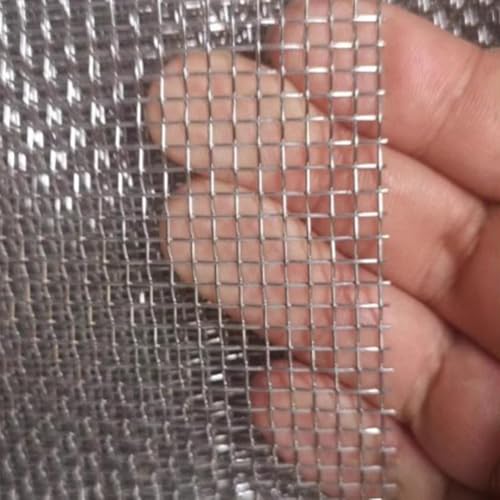 Fil métallique tissé 8 mailles en acier inoxydable, rouleau de 1x10m pour tout type de filtration