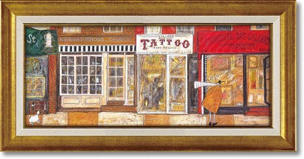 絵画 サムトフト あなたの住む街角で インテリアアート