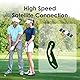 Canmore TW356 Golf-GPS-Uhr für Damen und Herren, kostenloses Update, großes LCD-Display, Upgrade-IC-Chip, leichtes Zubehör, Türkis
