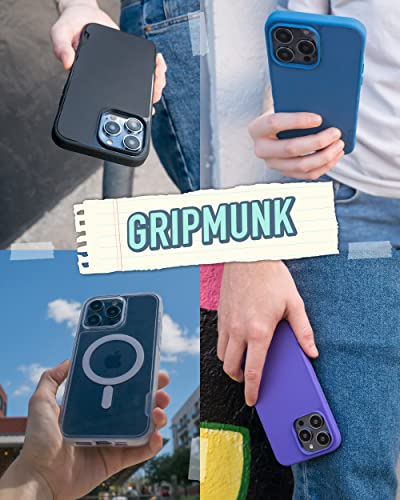 Image of Smartish iPhone 14 Pro Max Slim Case - Gripmunk Compatible with MagSafe [Lightweight + Protective] Thin Grip Cover - Nothin' to Hide