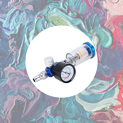 1/4 Zoll Luftdruckregler Spritzpistolenregler beten Lackierpistole Luftdruckmesser Pneumatikwerkzeug für Spritzpistole