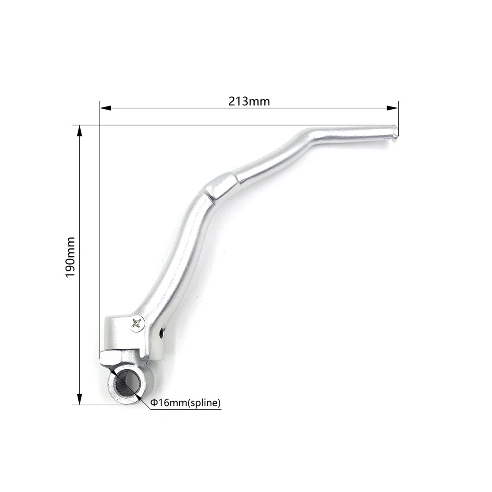 Moto Kick Start Leva avviamento Pedale Leva Avviamento Kick Forgiato Per Moto Per Motore Per NC250 NC450 Accessorio Fuoristrada Per Motocross Dirt Bike