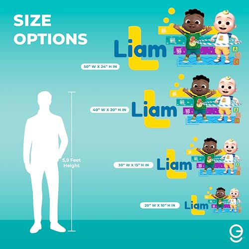 Vinilo decorativo personalizado CoComelon para pared miniatura 4