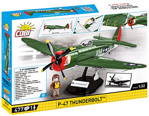 P-47 Thunderbolt miniature historique résistante sans assemblage complexe - 2