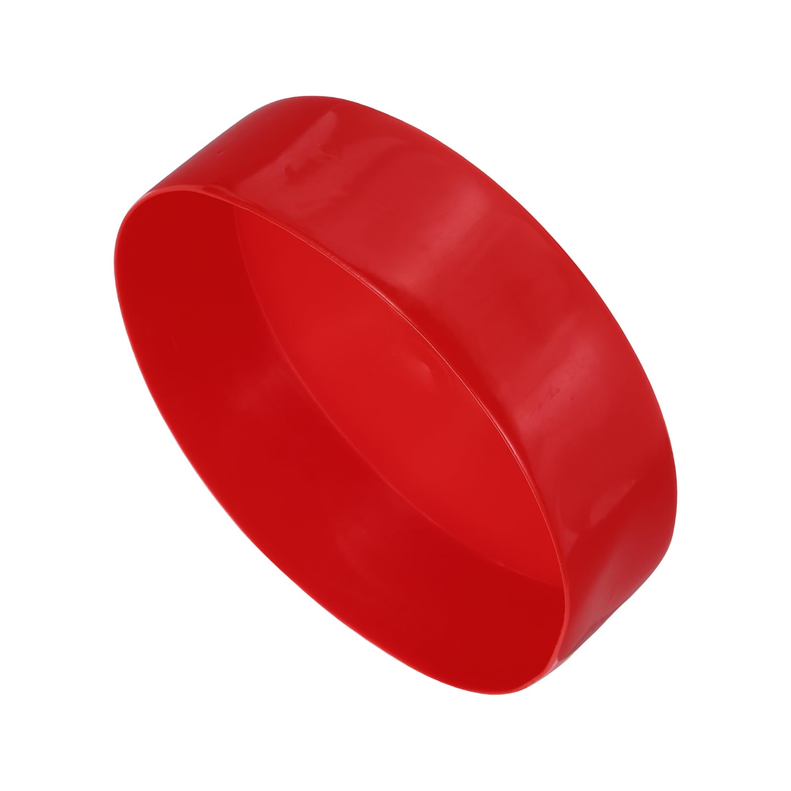 uxcell 2pcs Rubber End Caps 180mm(7.1 inch) ID Vinyl Round Tube Bolt Cap Cover Screw Thread Protectors Red