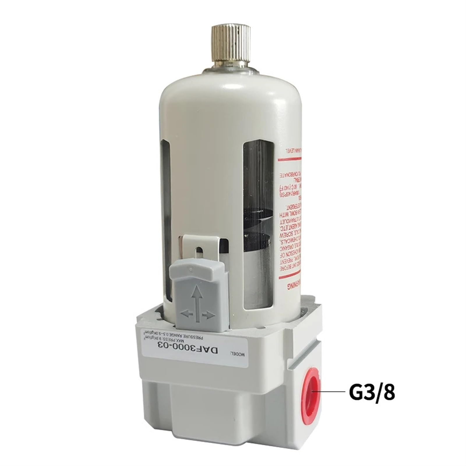 Filtry sprężarki z pneumatycznym filtrem separatora powietrza olej-woda seria AF3000-03 (Fiber and Male)