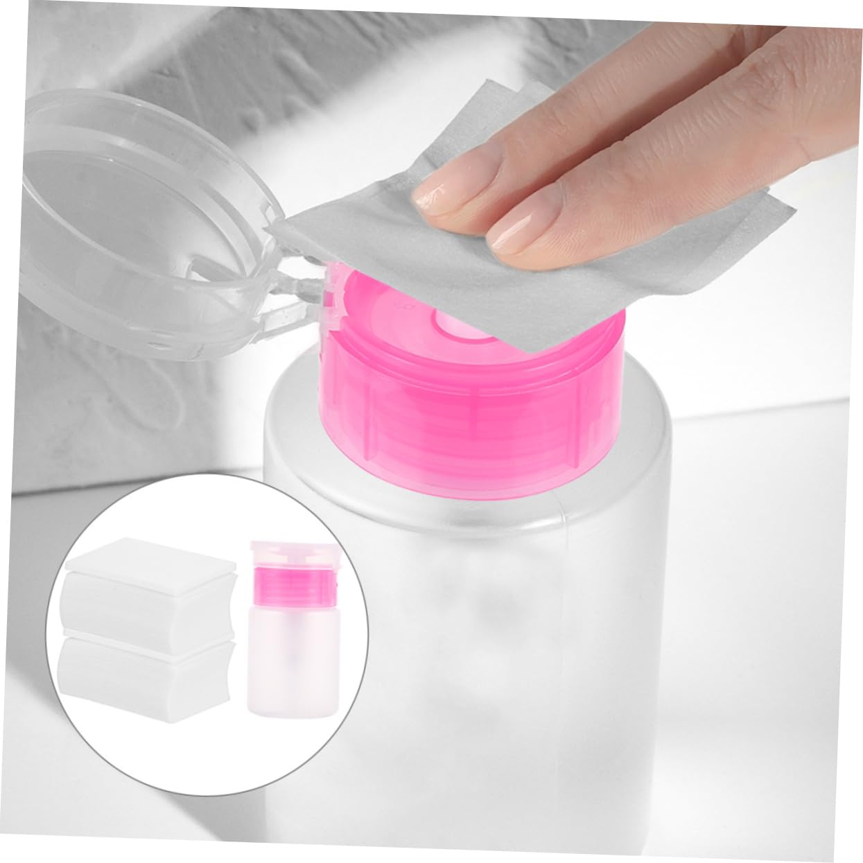 PartyKindom 500pcs Nail Polish Remover Wipes Easy Nail Polish Removal for Home or Salon