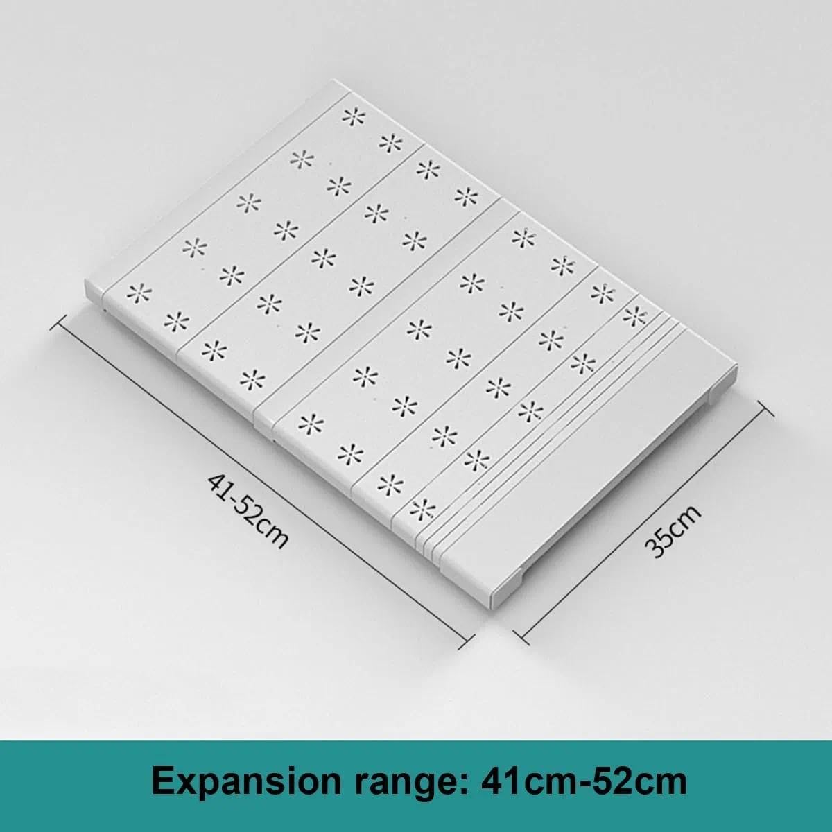 Separadores de armario expandibles, estante telescópico ajustable en acero al carbono para ahorrar espacio de almacenamiento en armario, cocina y baño