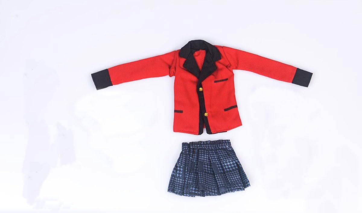Amazon.co.jp: 1/6女性アクションフィギュア服 制服JKスカートスーツ